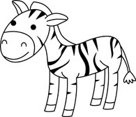 Free Black and White Animals Outline Clipart - Clip Art Pictures ...