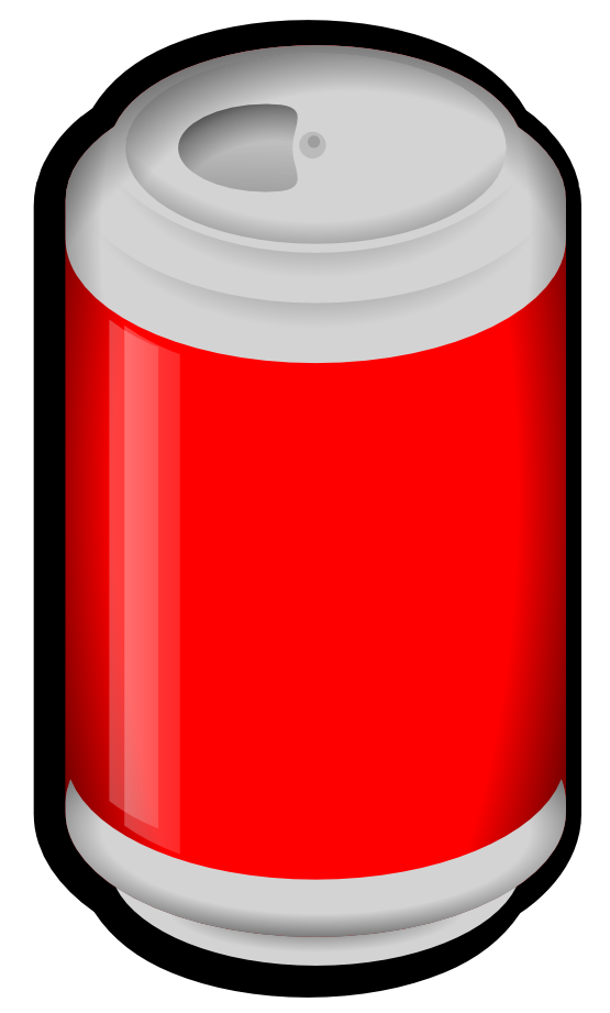 Soda Can Cartoon Clipart