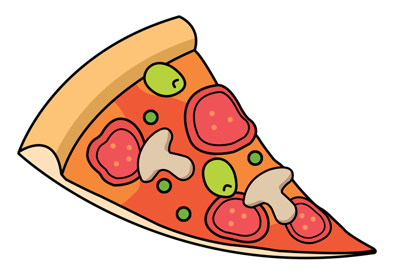 Pizza toppings clipart | ClipartMonk - Free Clip Art Images