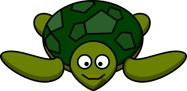 Sea turtle cartoon clipart