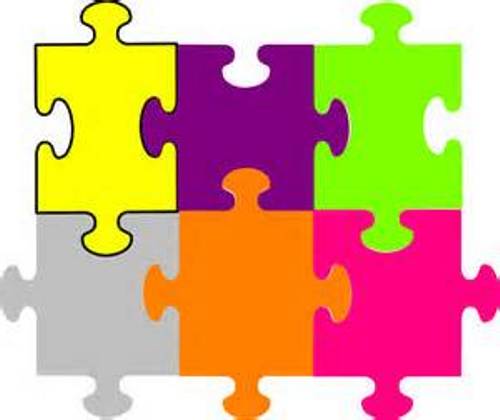 Clipart puzzles pieces animated