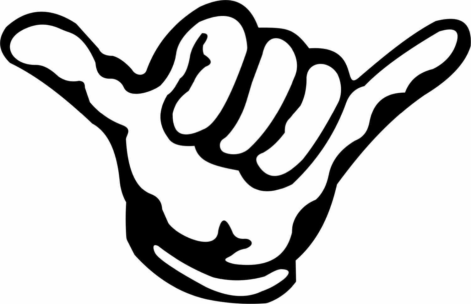 Hawaiian Hand Gesture - ClipArt Best