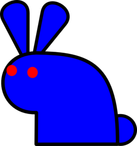 Blue Bunny Clip Art - ClipArt Best