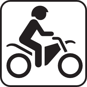 Map Symbol Motorbike clip art Free Vector / 4Vector