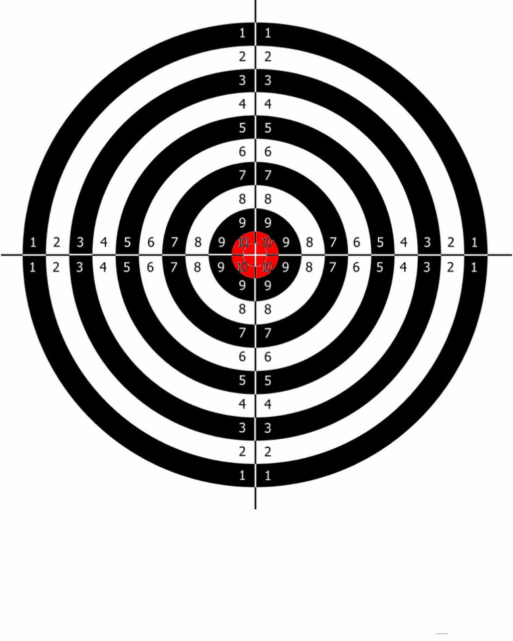 Printable Shooting Targets - mybissim