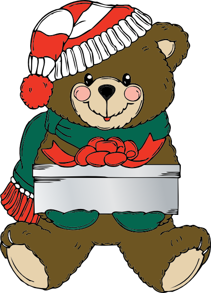 Christmas Bear Clipart | Free Download Clip Art | Free Clip Art ...