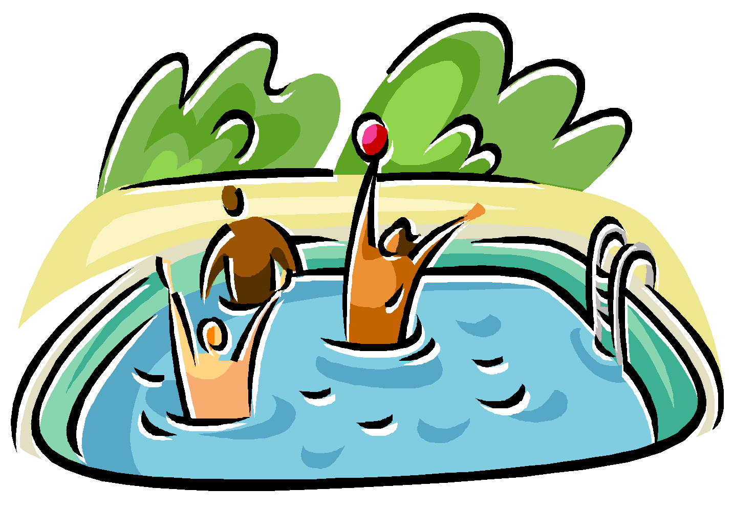 Swimming pool clipart