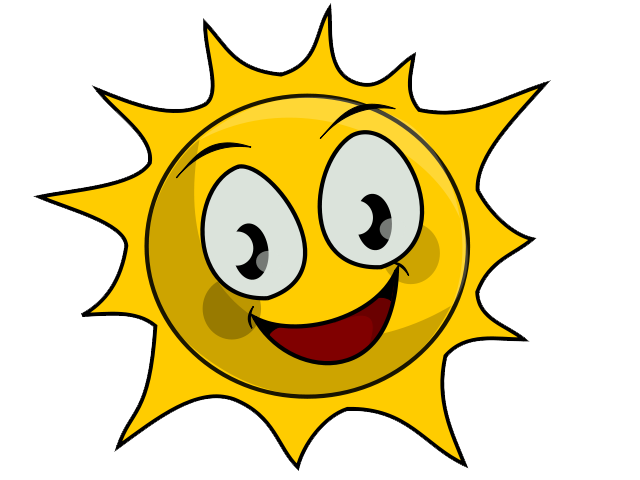 Clip Art Smiling Sun Clipart