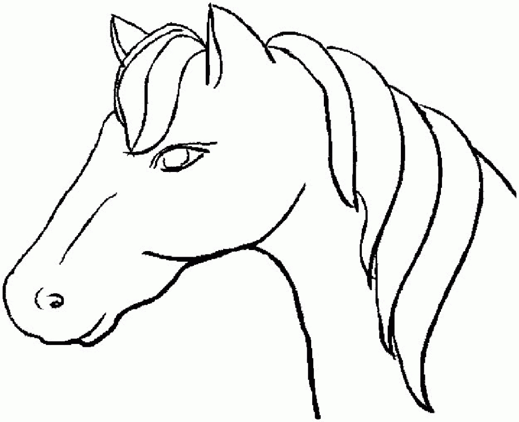 Horse Head Coloring Page Free Printable Race Horse Coloring Pages ...