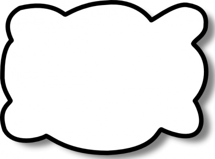 Thinking Cloud Clipart Black And White - Free ...
