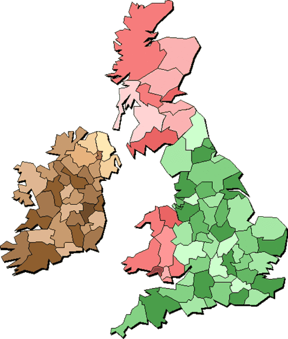 free clipart map of england - photo #19