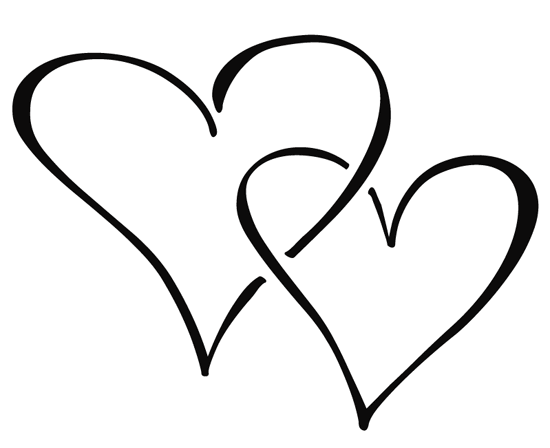 Love Heart Line Drawing Images