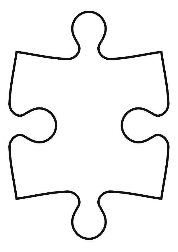 Autism Puzzle Piece Coloring Page - AZ Coloring Pages