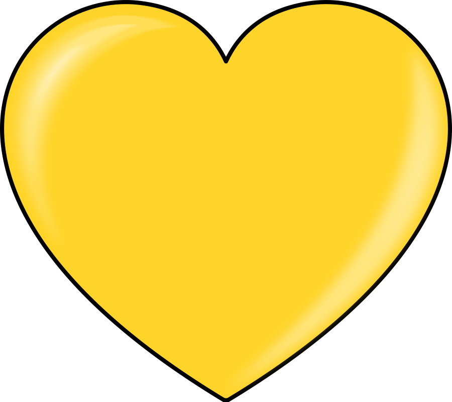 gold heart clip art free - photo #26