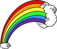 Animated rainbow clipart