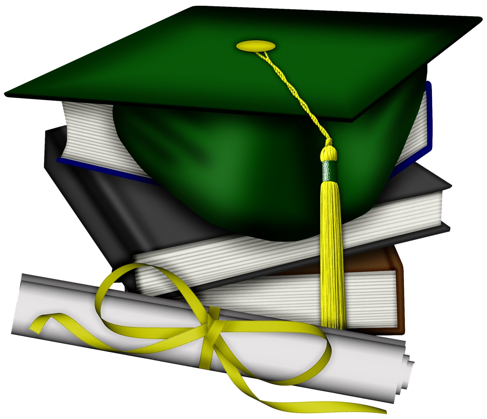 green-graduation-cap-clipart-clipart-best