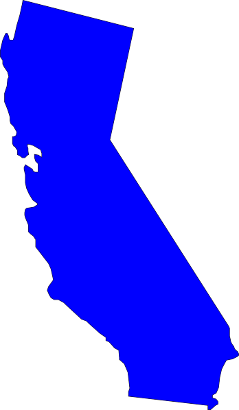 Solid Map Of California Clip Art - ClipArt Best