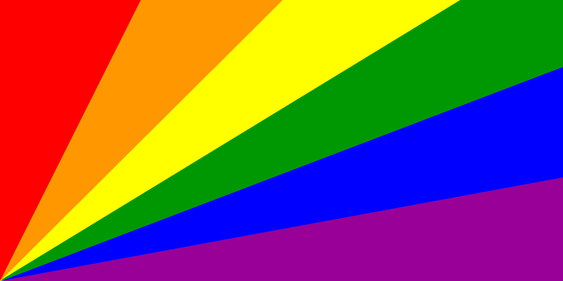 Seychelles-ized Gay Pride Flag : vexillology