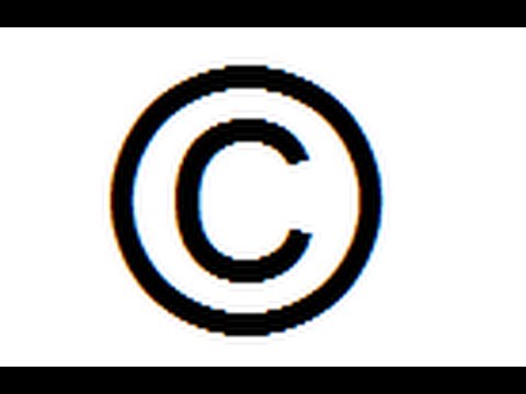 how to make copyright Symbol on notepad - YouTube