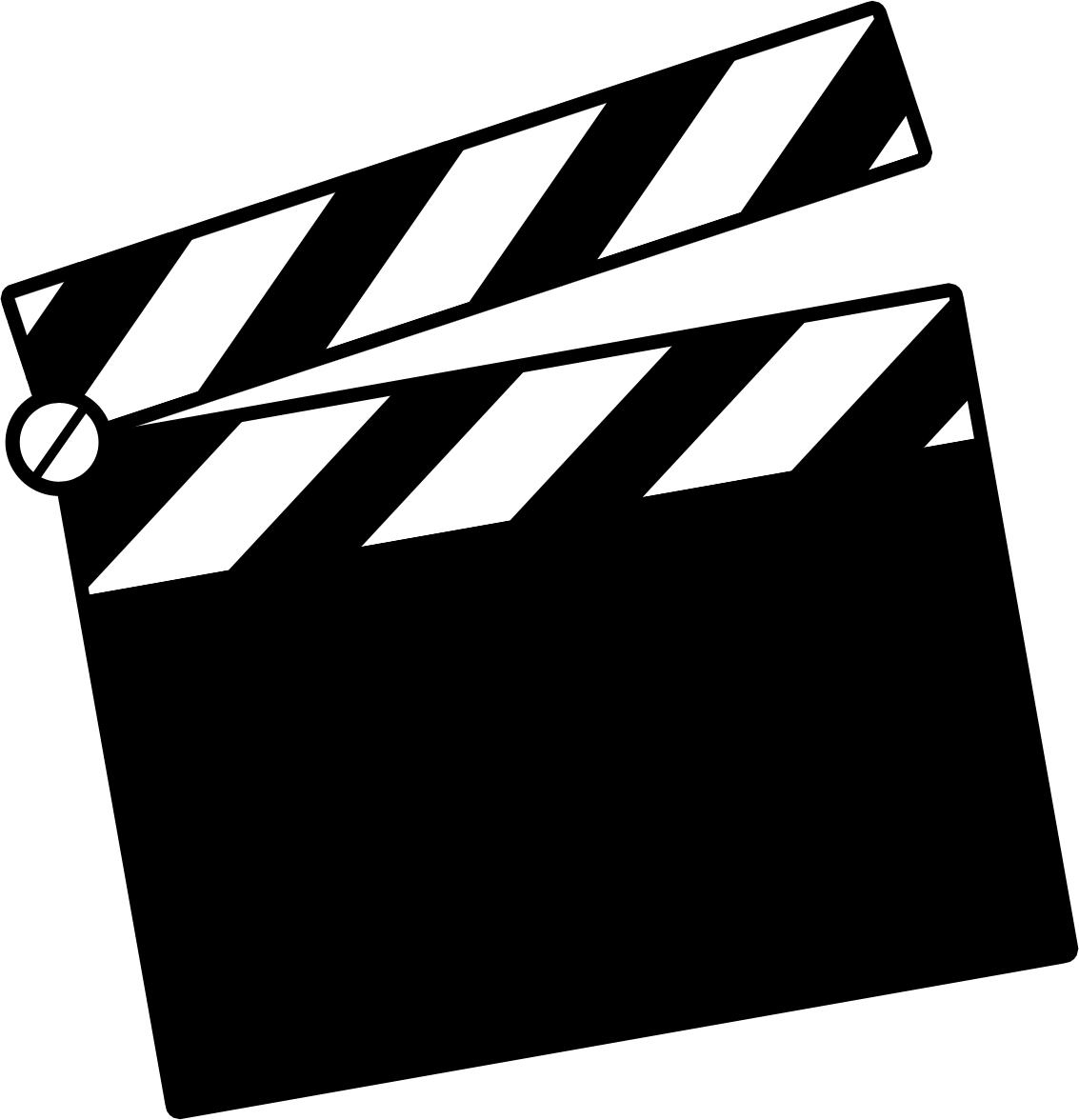 Image of Clapboard Clipart #6664, Movie Clapboard Drawing ...
