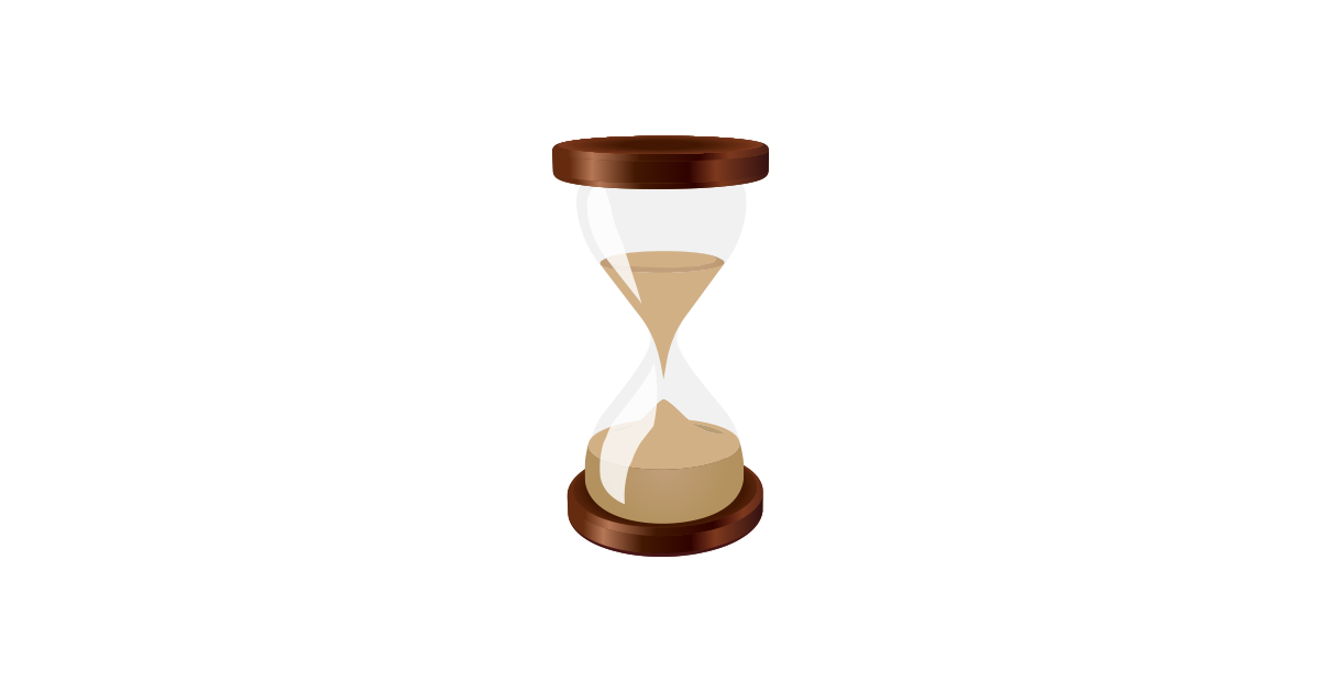Sand Clock HourGlass – Vector and Transparent PNG | The Graphic Cave