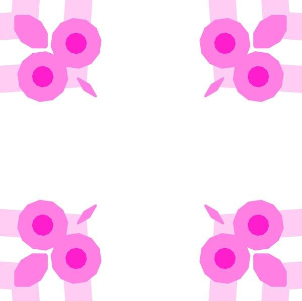 68+ Pink Flower Borders Clip Art