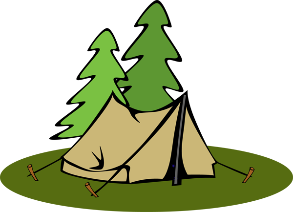 Tent clip art brown tents clipartcow - Clipartix