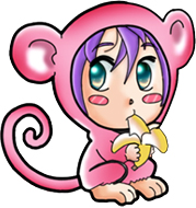 Monkey Chibi Girl Avatar by Werbie on DeviantArt