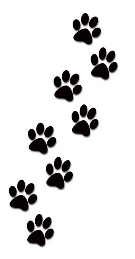 Image of Dog Paw Clipart #10307, Bunny Paw Print Clip Art ...