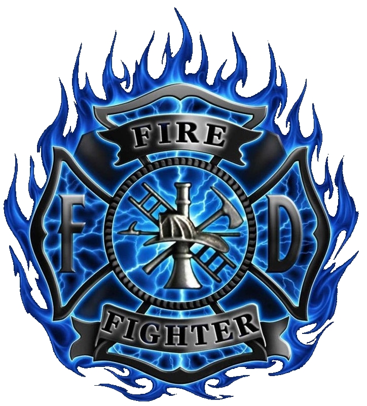 Firefighter emblem clip art