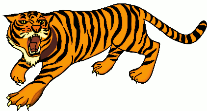 Bengal tiger clipart free