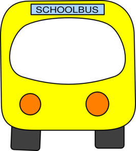 School bus outline clipart