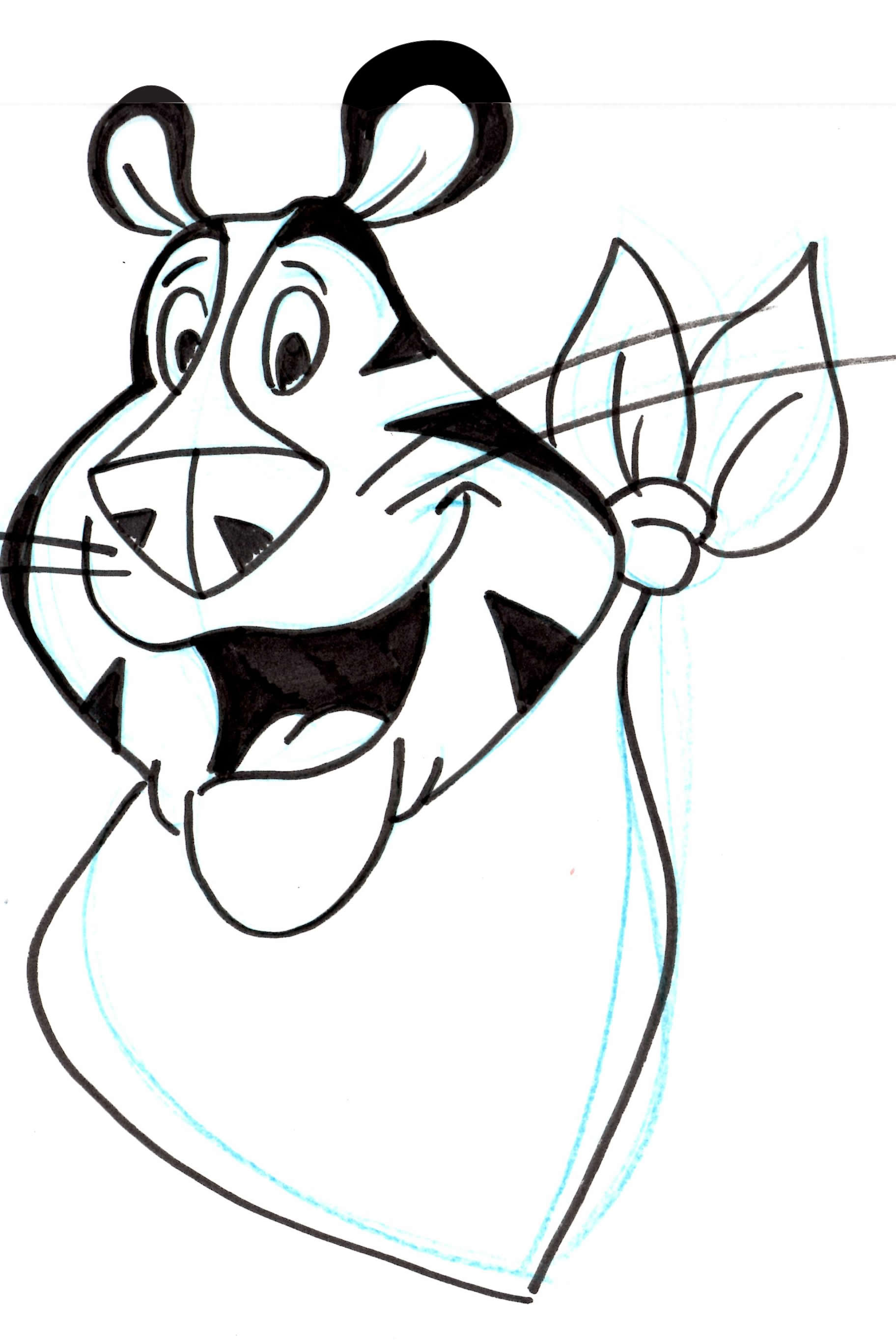 Tiger Outline Drawing - ClipArt Best