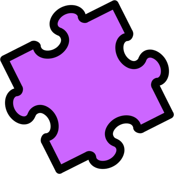 Clipart jigsaw puzzle pieces
