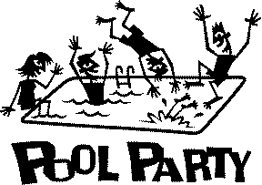 Free Clip Art Pool Party