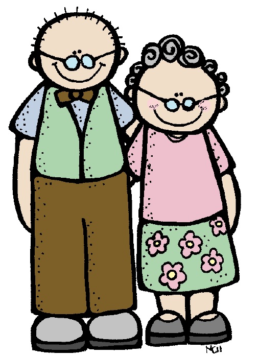 clipart of grandparents with grandchildren - photo #26