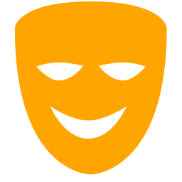 Orange comedy icon - Free orange movie genres icons