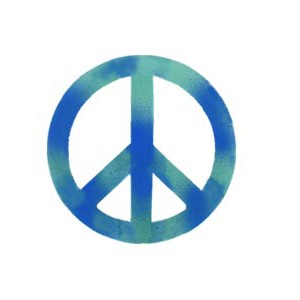 Peace Sign - Stencil by Dinair