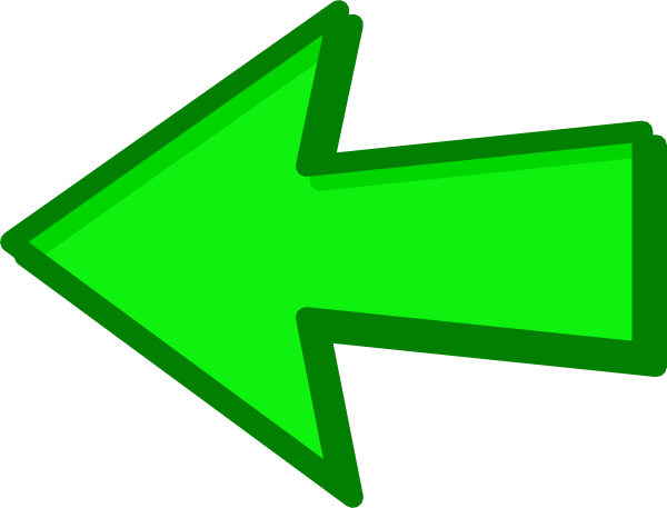 Green Arrow Green Left clip art - vector clip art online, royalty ...