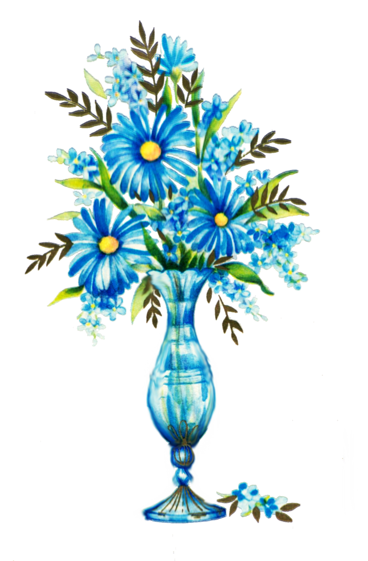 blue flower clipart - photo #48