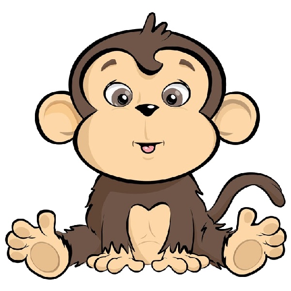 free clip art cute monkey - photo #16