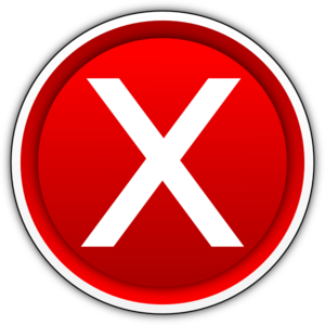 X Mark Button clip art - vector clip art online, royalty free ...