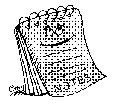 notepad - Clip Art Gallery