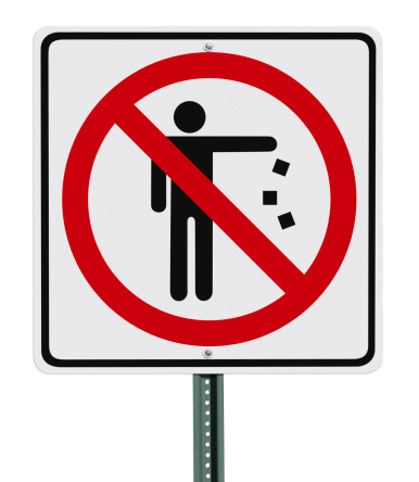 Do Not Litter Sign Pictures, Images and Stock Photos