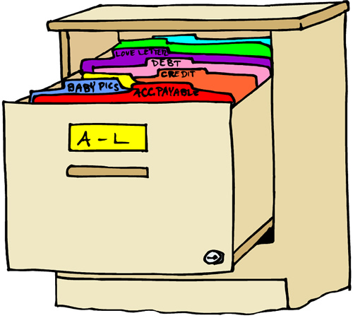 Cabinet Planner Clipart