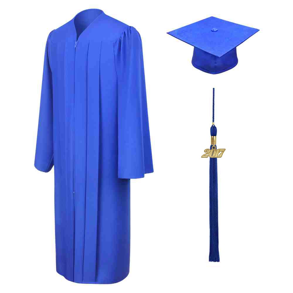 Class Act Graduation Adult Unisex Matte Graduation Cap And Gown With