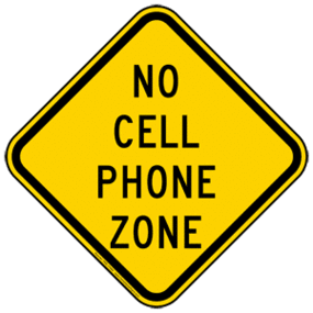 No Cell Phone Zone Sign PKE 17884 Phones Clipart - Free to use ...