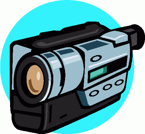 Digital video camera clipart