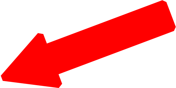 Clipart diagonal arrow