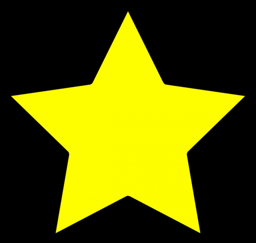yellow star clip art at clker vector clip art onlineBest Of PNG ...